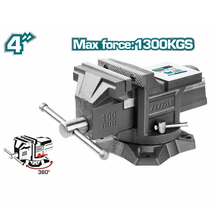 Jual TERMURAH INGCO 100mm Heavy Duty Rotary Bench Vice - Ragum duduk ...