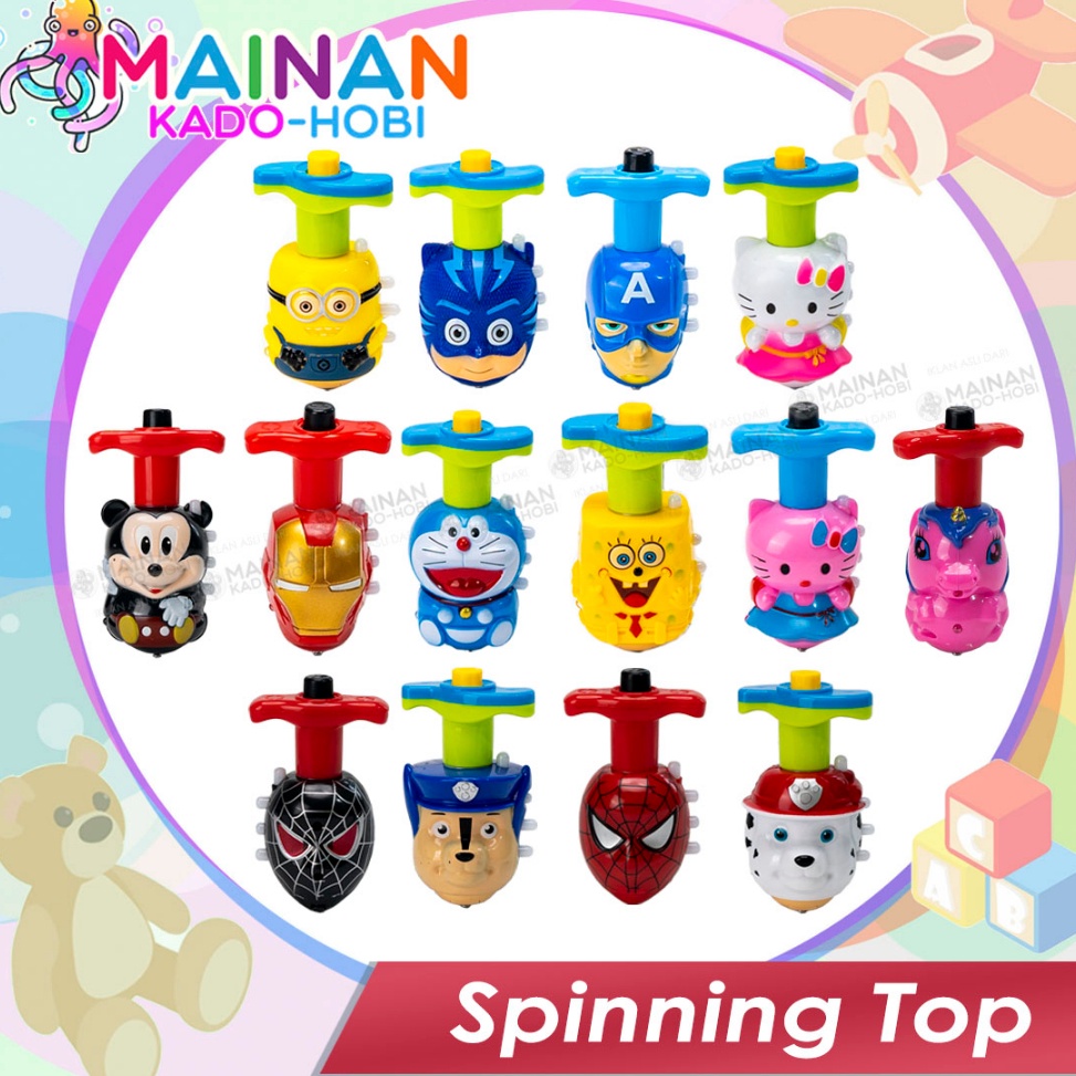 Jual 89 MAINAN EDUKASI ANAK GANGSING PUTAR LAMPU LED KARAKTER KARTUN ...