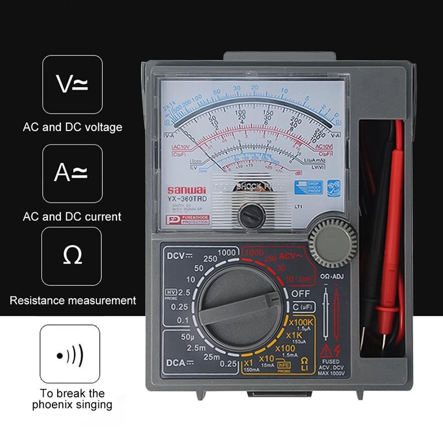Jual Variasi Sanwai Yx360Trd Multimeter Multitester Analog Meter Fuse