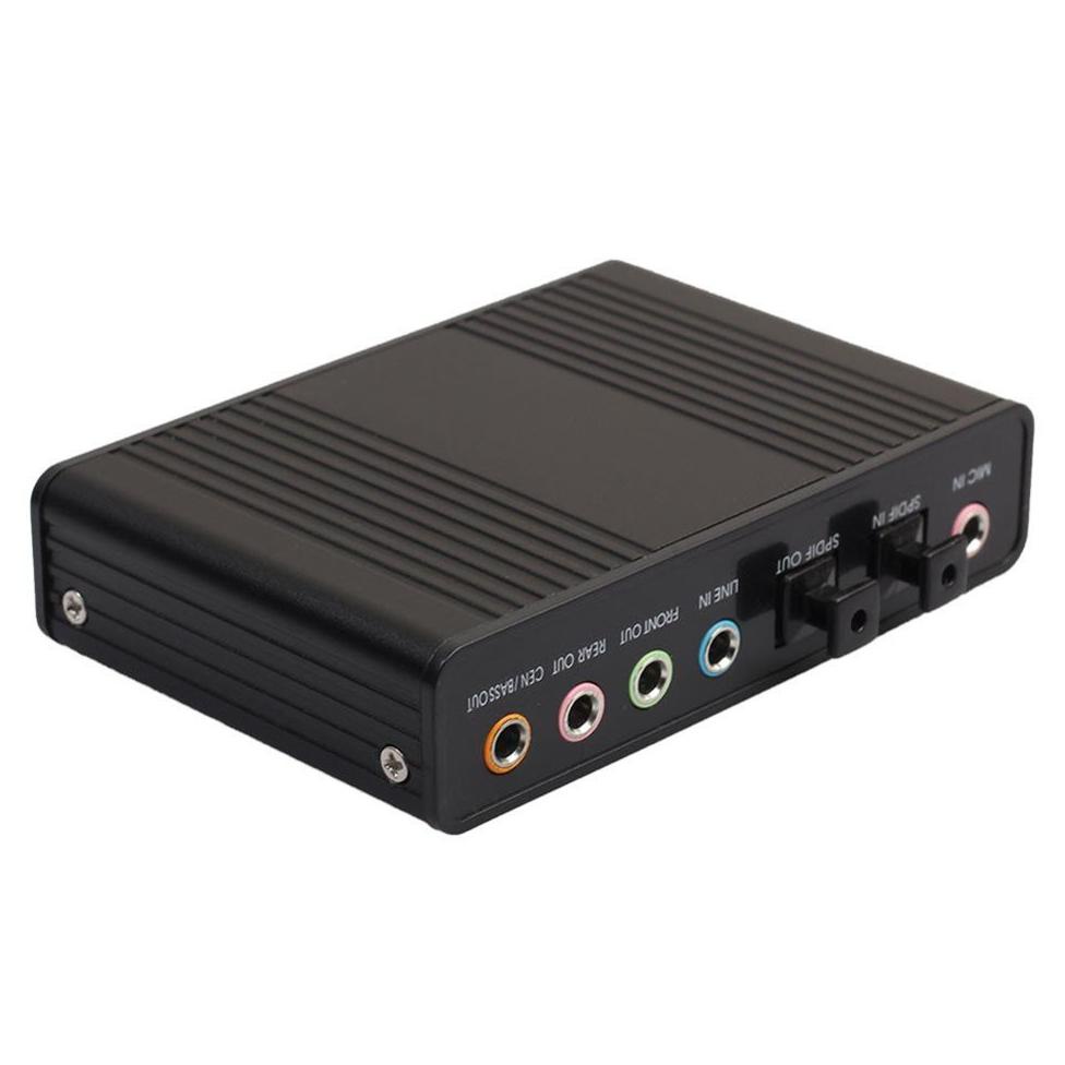 Jual WAS687 USB EXTERNAL SOUND CARD 6 CHANNEL 5 1 SURROUND OPTICAL