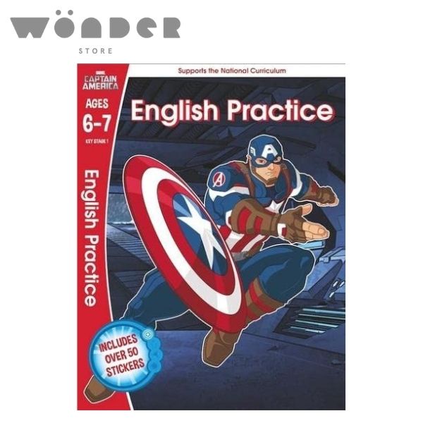 Jual Scholastic - Marvel Learning Ages 6-7: Captain America English ...