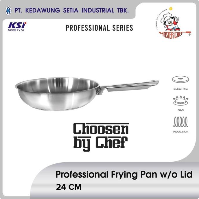Jual Master Chef Professional Panci Stainless Frying Pan 24 cm | Shopee ...