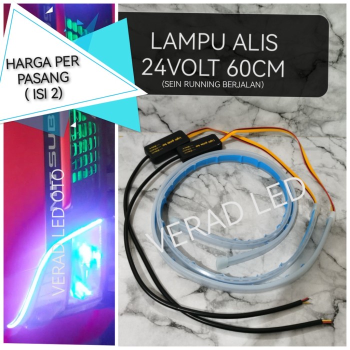 Jual LAMPU LED ALIS RUNNING SEIN BERJALAN TRUK TRONTON 24 VOLT 24VOLT ...