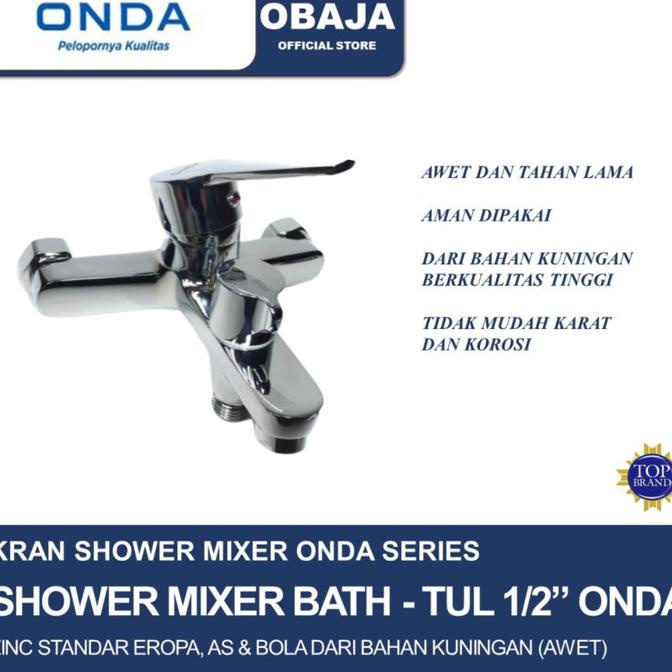 Jual PROMO KRAN SHOWER MIXER BATH TUL ONDA/KRAN AIR PANAS DINGIN BATH ...