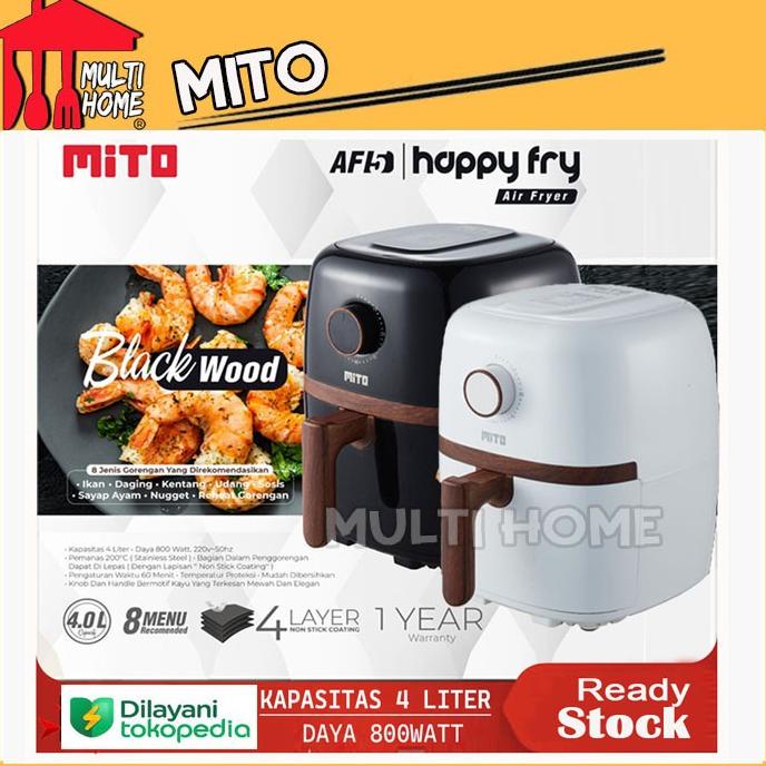 Jual Mito Air Fryer AF5 / AF 5 / AF-5 Wood Series - Garansi Resmi ...