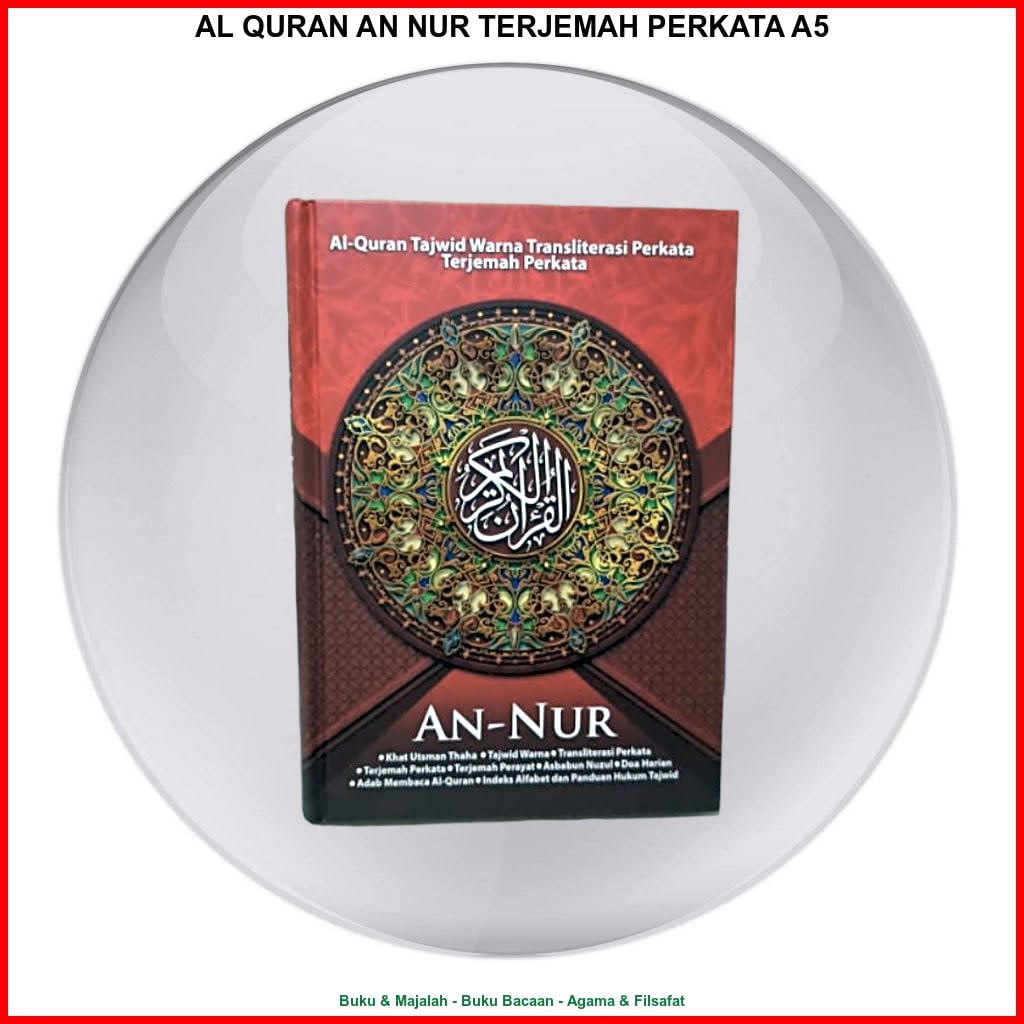 Jual AL QURAN AN NUR TERJEMAH PERKATA A5 | Shopee Indonesia