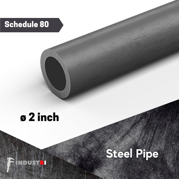 Jual Pipa Besi Sch 80 2 inch pipa Schedule 80 per 1cm | Shopee Indonesia