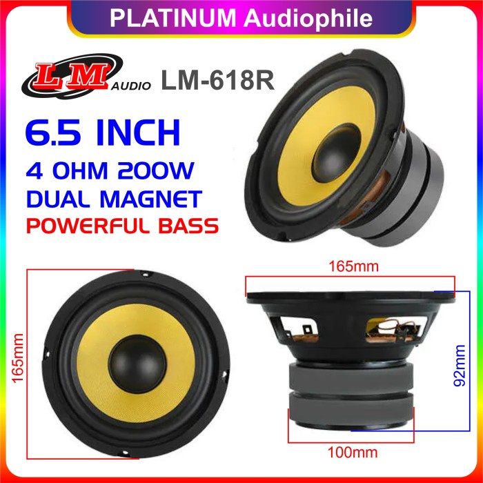 Jual Best Seller Speaker Full Range Bass Inch Hifi Fullrange