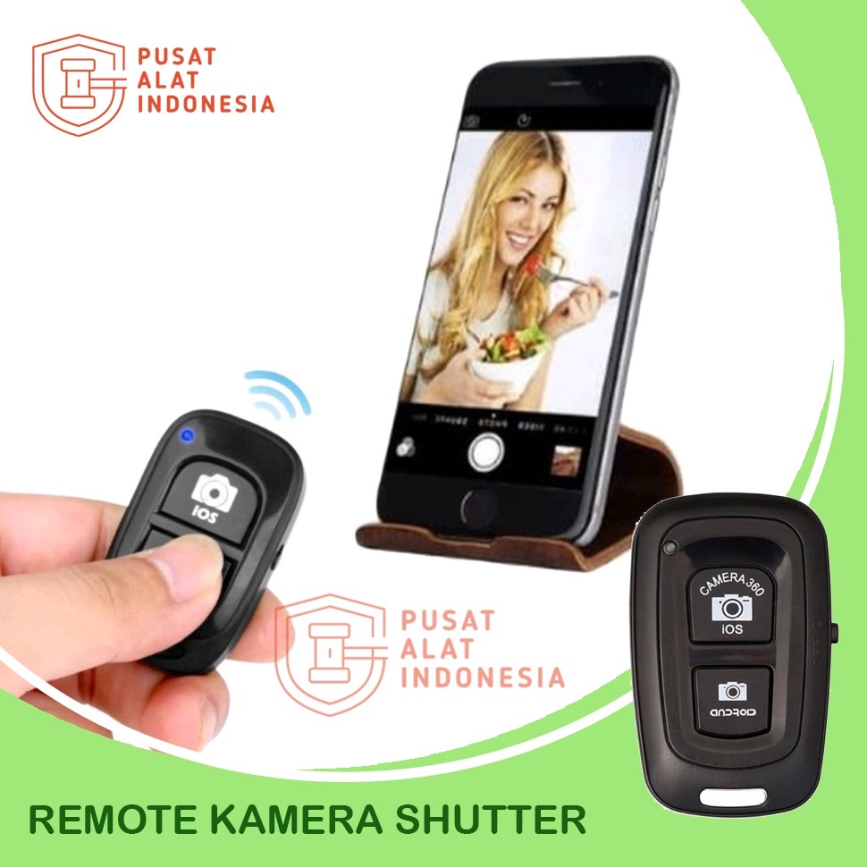 Jual [CODE BARANG 760QES] REMOTE BLUETOOTH KAMERA HP ANDROID IOS ...