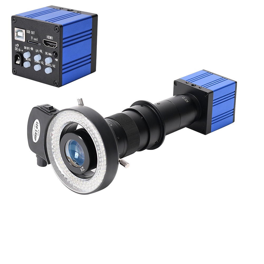 Produktbild von Eujgoov 51MP Mikroskopkamera C-Mount – Für Trinokulare Stereomikroskope, 1080p Bei 60 Fps, AC 100–240 V (EU-Stecker)