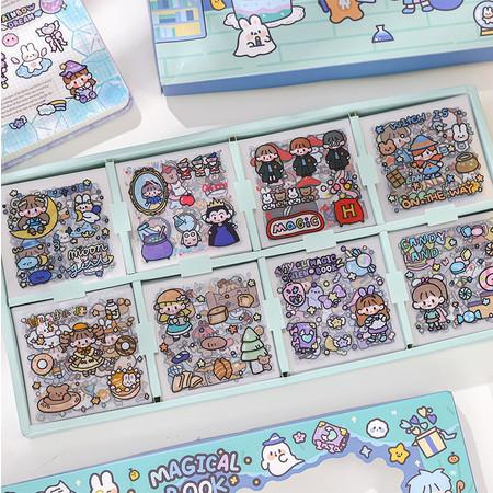 Jual St550 -200 Lembar Set Sticker Pet Diy Scrapbook Stiker Hias Lucu ...