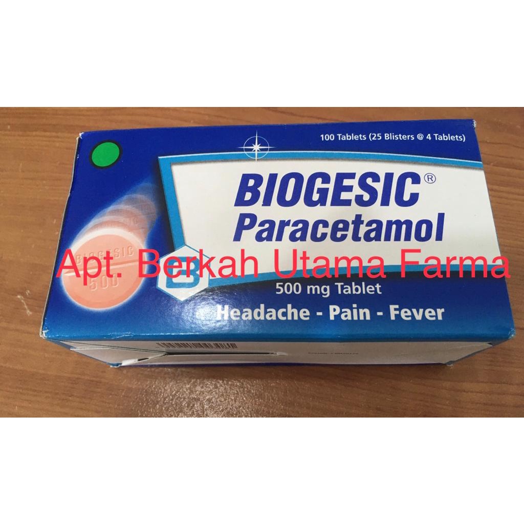 Jual Biogesic Box Isi 25 blister 4Tablet | Shopee Indonesia