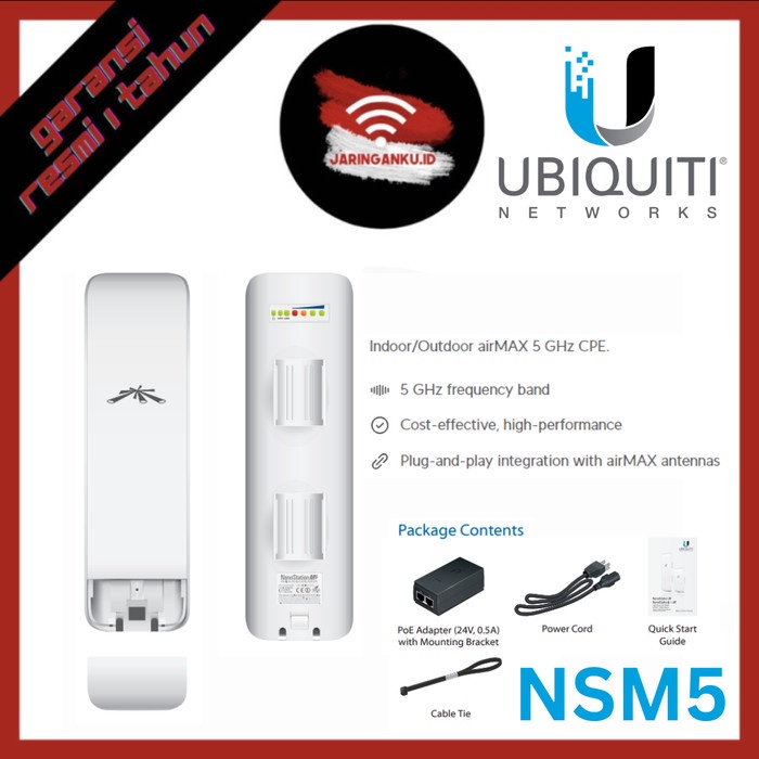 Jual Ubiquiti Nanostation M5 5GHz NSM5 NSM5 Nano Station M5 Shopee