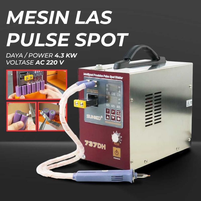 Jual Mesin Las Titik Pulse Spot Welding Machine with LED Lamp Solder