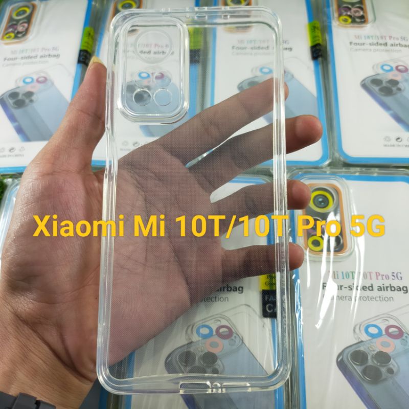 SEAHAI Cover Per Xiaomi Mi 10T / Mi 10T Pro 5G | Custodia In Silicone TPU Flessibile Con Effetto Marmo Glitterato, Ultrasottile E Antiurto, Fiore Nero