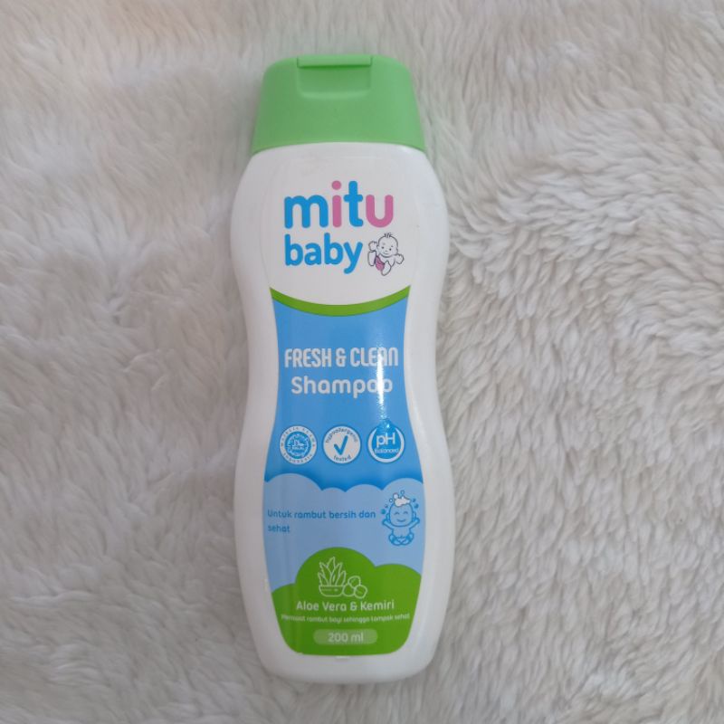 Jual mitu baby fresh & clean shampoo 200 ml | Shopee Indonesia