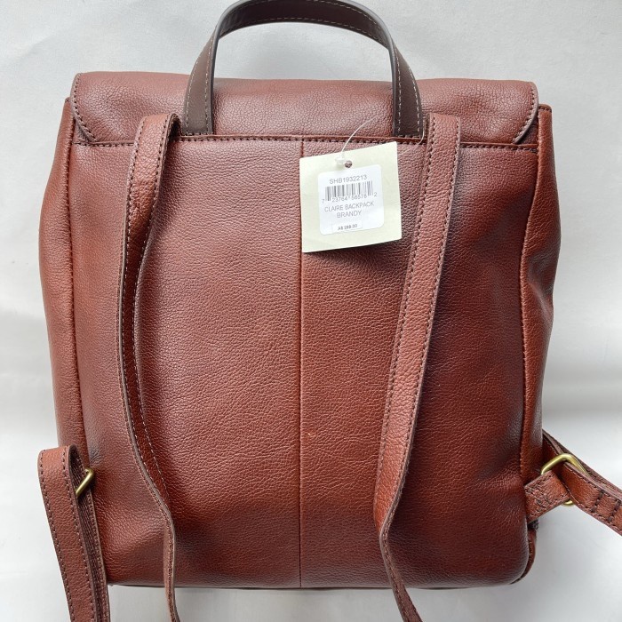 Fossil claire backpack brandy deals