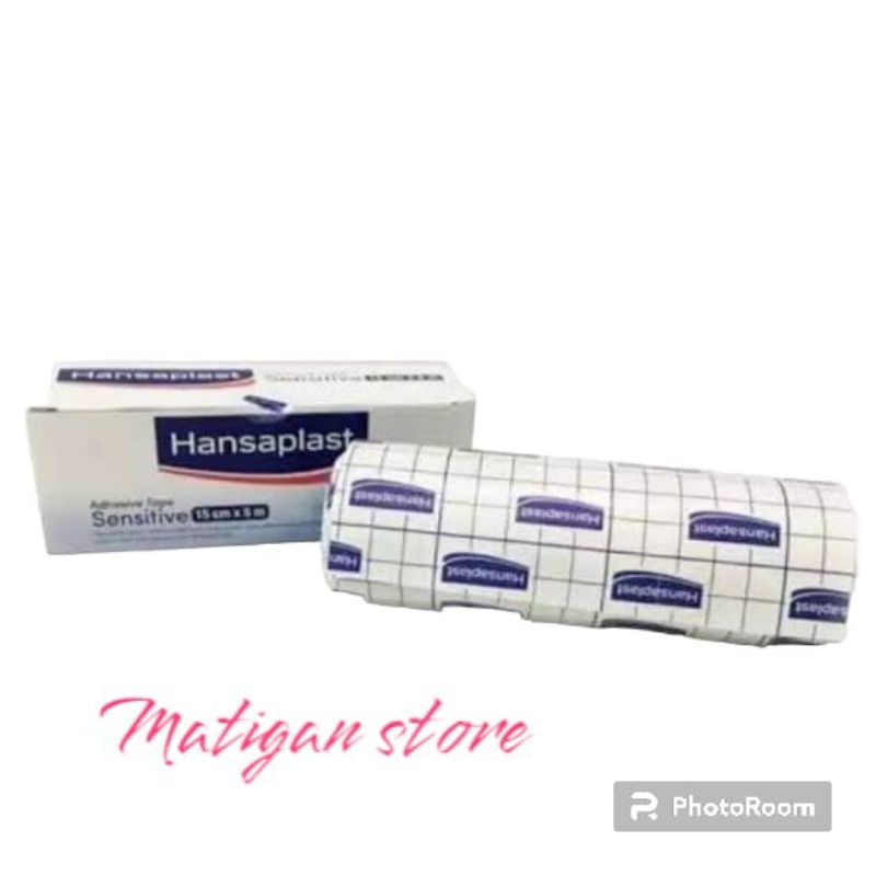 Jual Hansaplast Adhesive Tape Sensitive 15cm x 5m | Shopee Indonesia