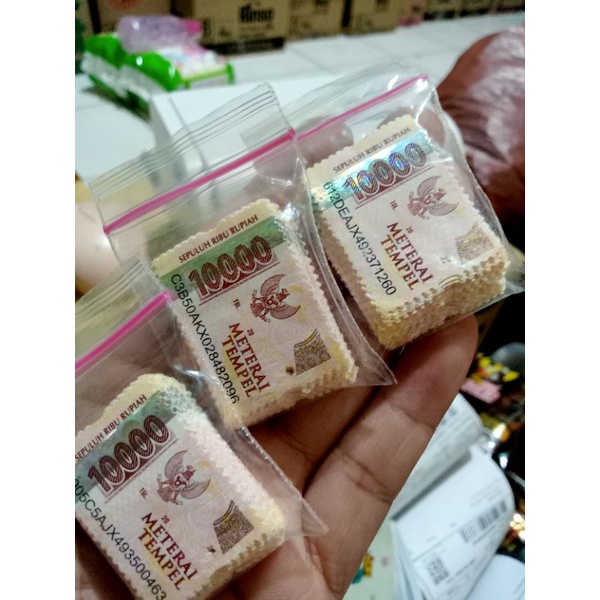 Jual Asli Materai Tempel 10000 1 Pcs Shopee Indonesia