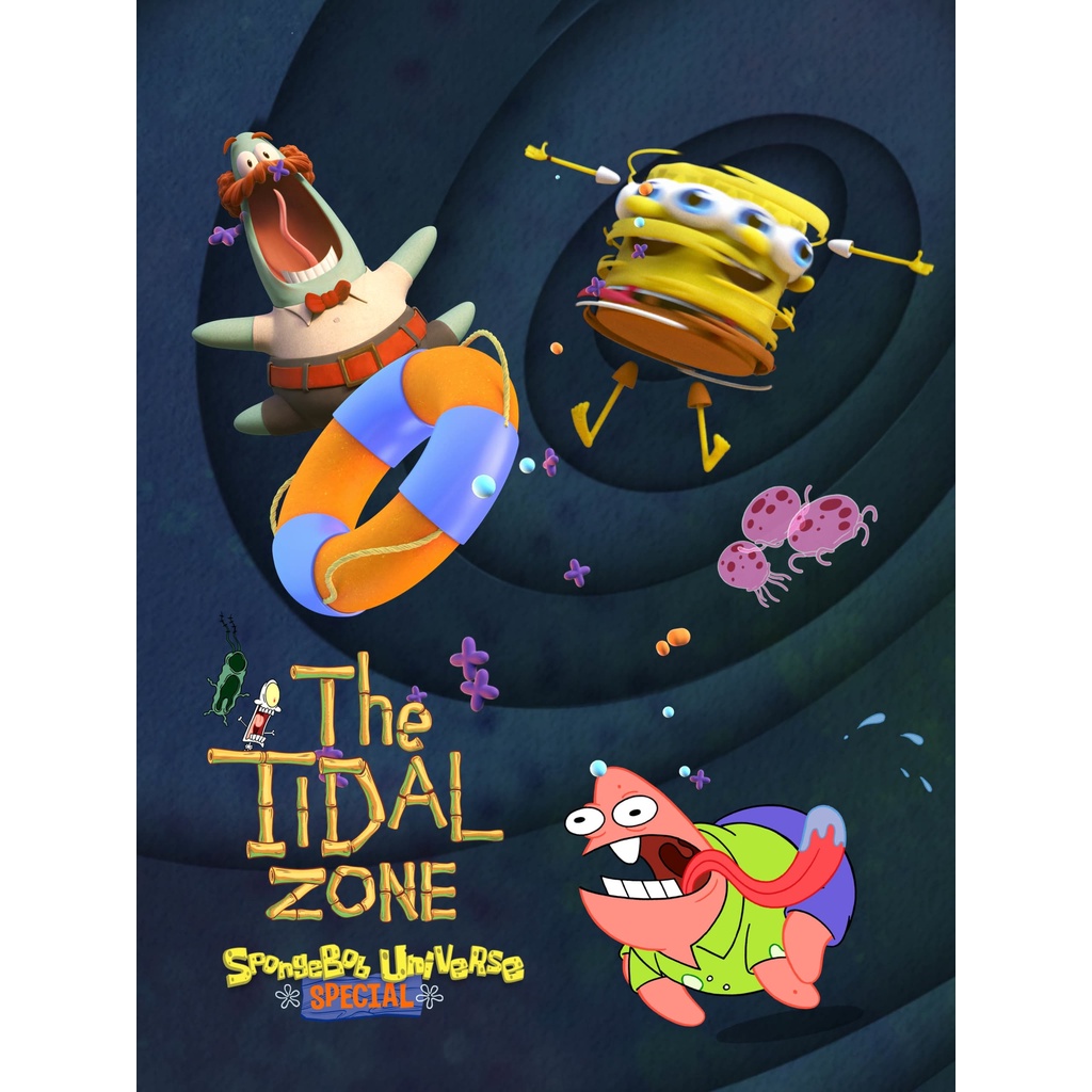 Jual DVD Kaset SpongeBob SquarePants Presents The Tidal Zone (2023 ...