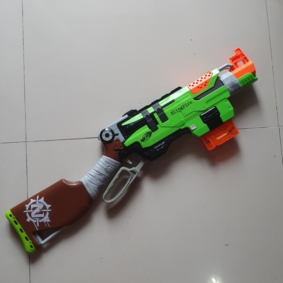 Jual nerf slingfire nerf zombie strike nerf sling fire | Shopee Indonesia