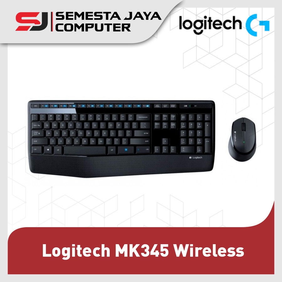 Jual Logitech MK345 Wireless Combo Keyboard Mouse | Shopee Indonesia