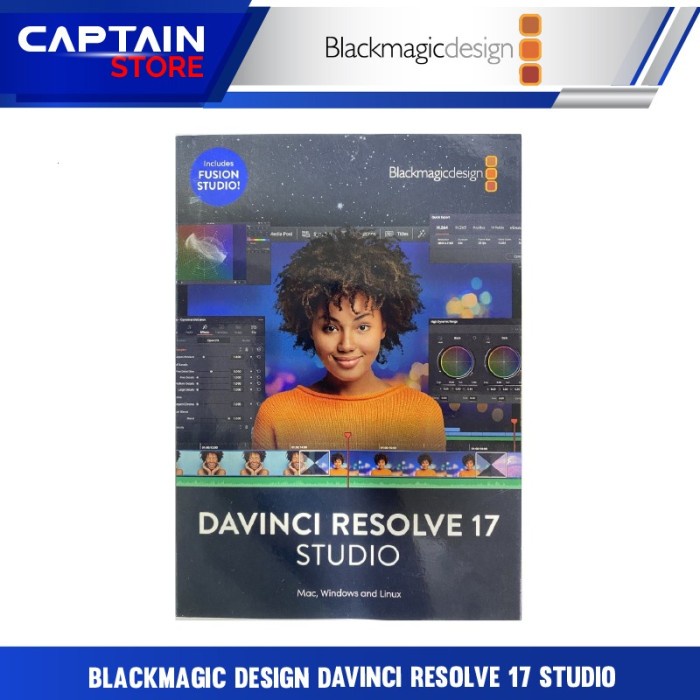 Jual Blackmagic Design DaVinci Resolve 17 Studio | Shopee Indonesia