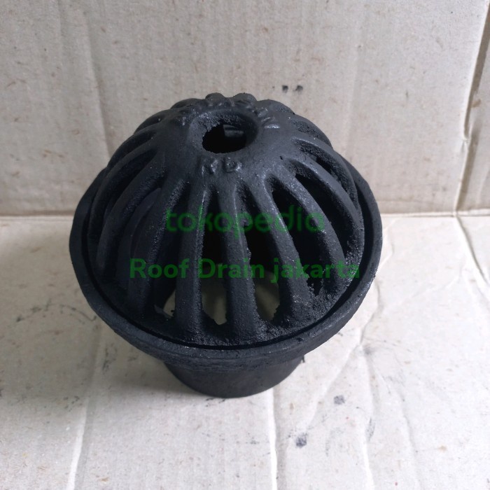 Jual ROOF DRAIN CAST IRON 4 INCHI ANTASAN SARINGAN AIR CAST IRON ...