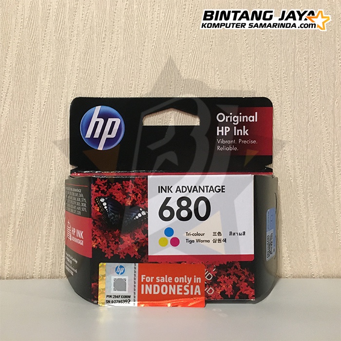 Jual Cartridge Printer HP 680 Color/Warna | Shopee Indonesia