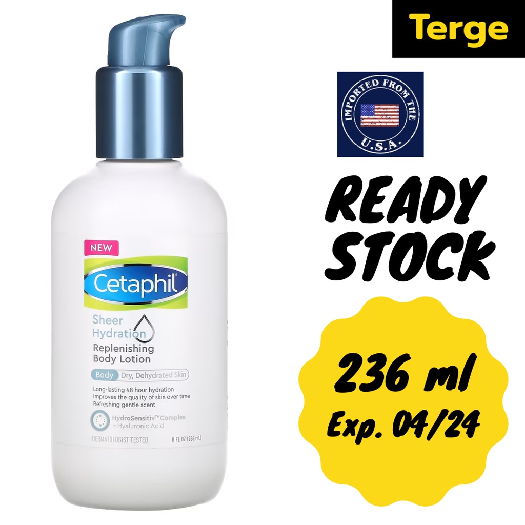 Jual Cetaphil Replenishing Body Lotion Sheer Hydration 236 ml Shopee