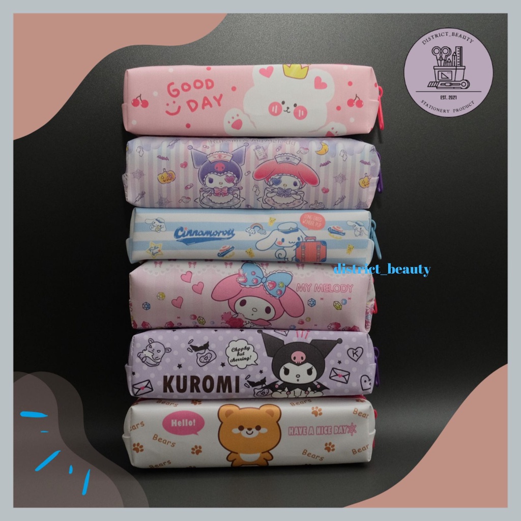 Jual KOTAK PENSIL SANRIO TEMPAT PENSIL CINAMOROL KUROMI TEPAK / PENSIL ...