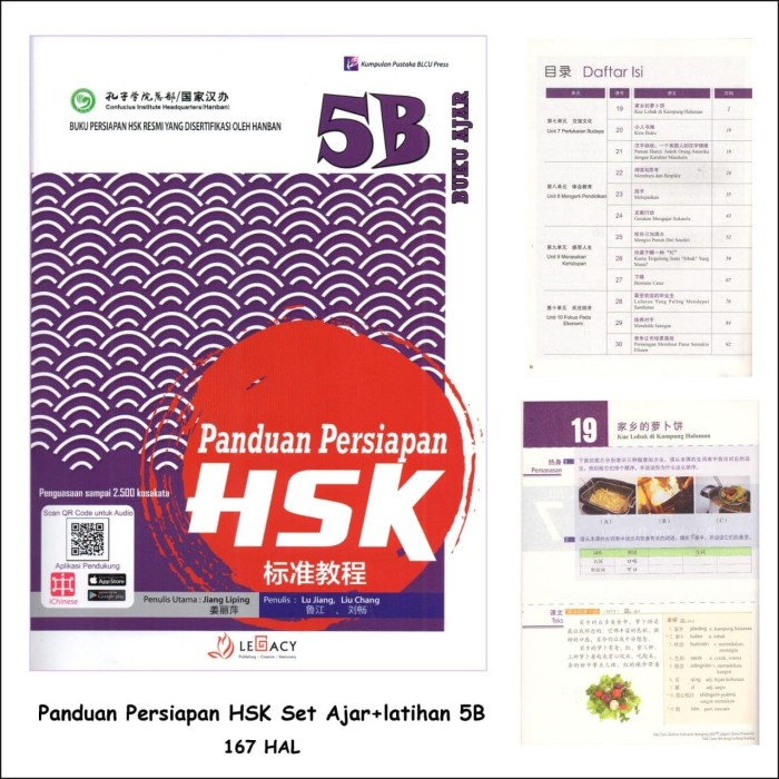 Jual BUKU PANDUAN PERSIAPAN HSK 5B / BUKU MANDARIN + QR CODE | Shopee ...