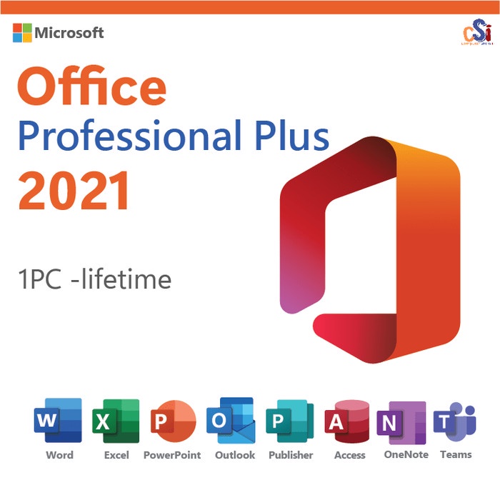 Jual Microsoft Office 2021 Pro Plus Binding Email (Bisa Pindah PC ...