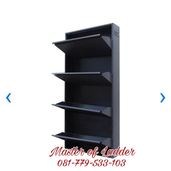 Jual Rak Sepatu Besi 4 Susun Tertutup - Master Space | Shopee Indonesia