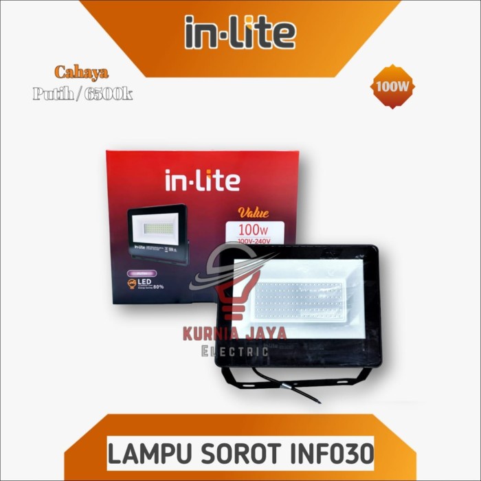Jual Terlaris Inlite Lampu Floodlight Smd Inf030 100W Sorot Tembak ...