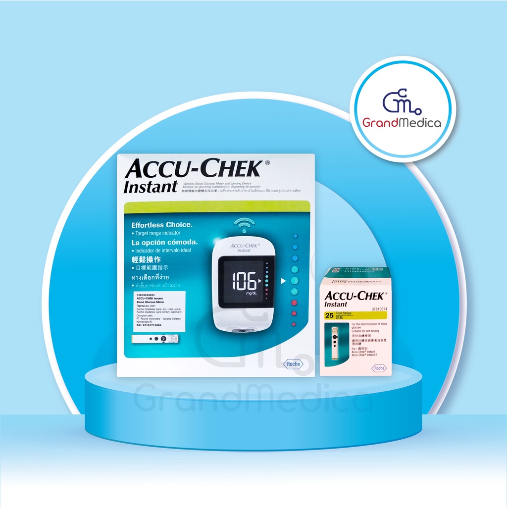 Jual Accuchek Instant Forward Family Pack + Strip isi 25 / Alat Tes