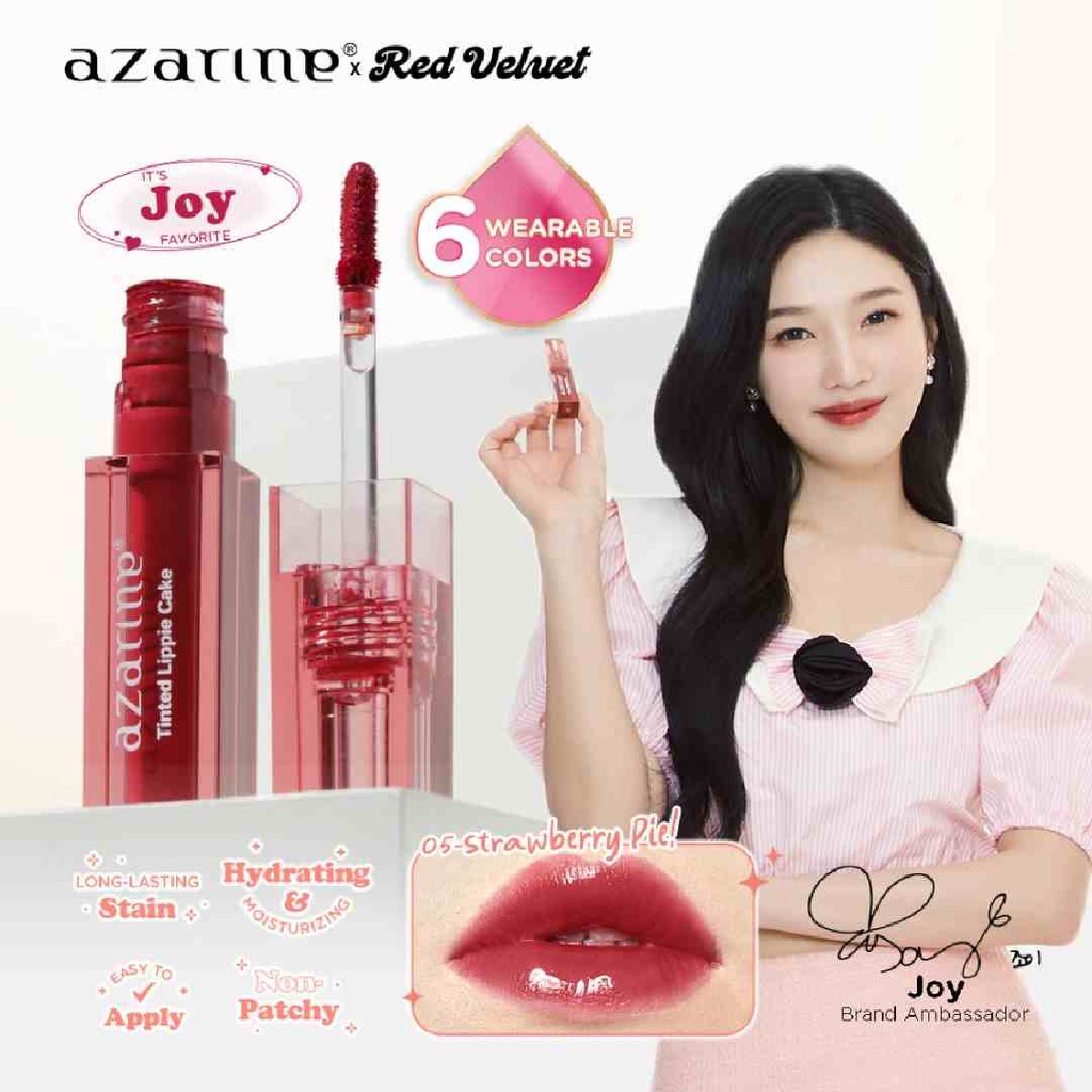 Jual [AZARINE x RED VELVET] Tinted Lippie Cake Lip Tint 2.9ml 05