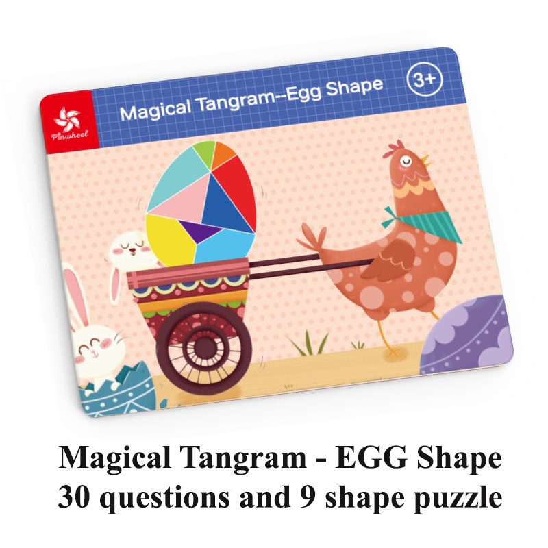 Jual Pinwheel Magical tangram-egg shape | Shopee Indonesia