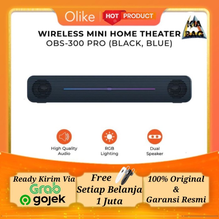 Jual Olike OBS-300 Pro Bluetooth Speaker RGB Oase Speaker S3 Pro ...