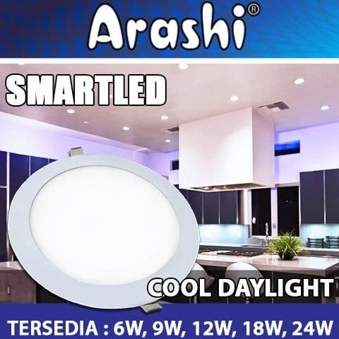 Jual Downlight LED LED Panel Bulat IB 24W ARASHI | Shopee Indonesia