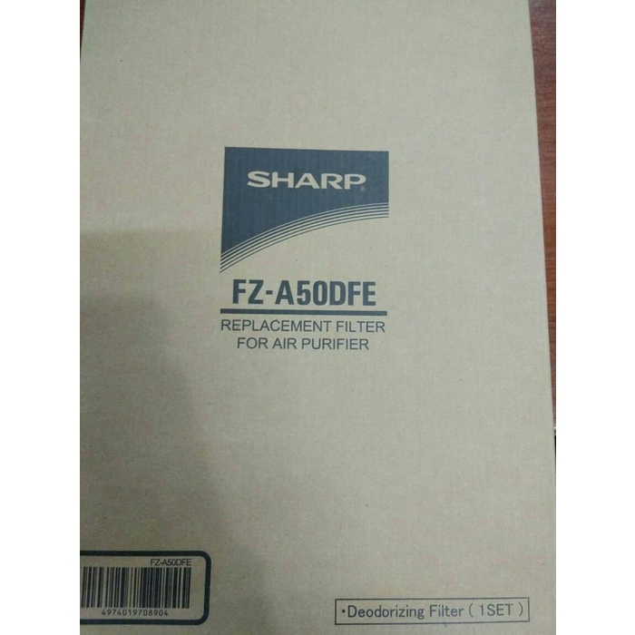 Jual ORIGINAL DEODORIZER FILTER AIR SHARP AIR PURIFIER FZ A50DFE KC A50 ...