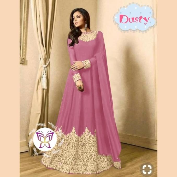 Jual Baju India Miss Rani dusty baju muslim pesta mewah mx dras vt