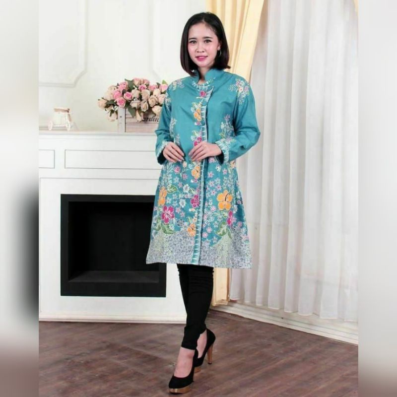 Jual Dress Batik Wanita Modern Model Cheongsam Baju Batik Natal Imlek Tahun Baru Model Terbaru Murah Ukuran Jumbo Ld 120cm Shopee Indonesia
