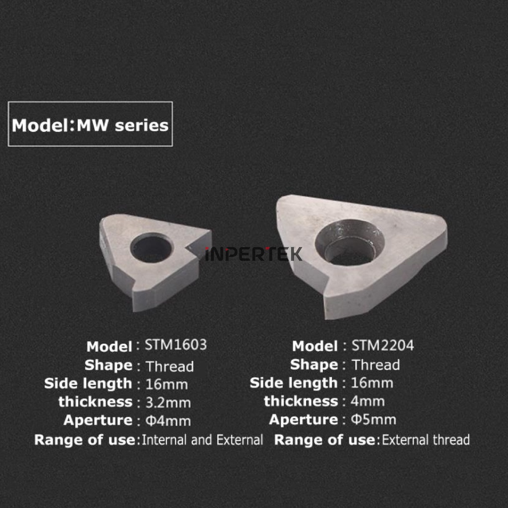 Jual Shim STM16R Insert Bubut Ulir 16 ER Ganjalan Holder Thread SER ...