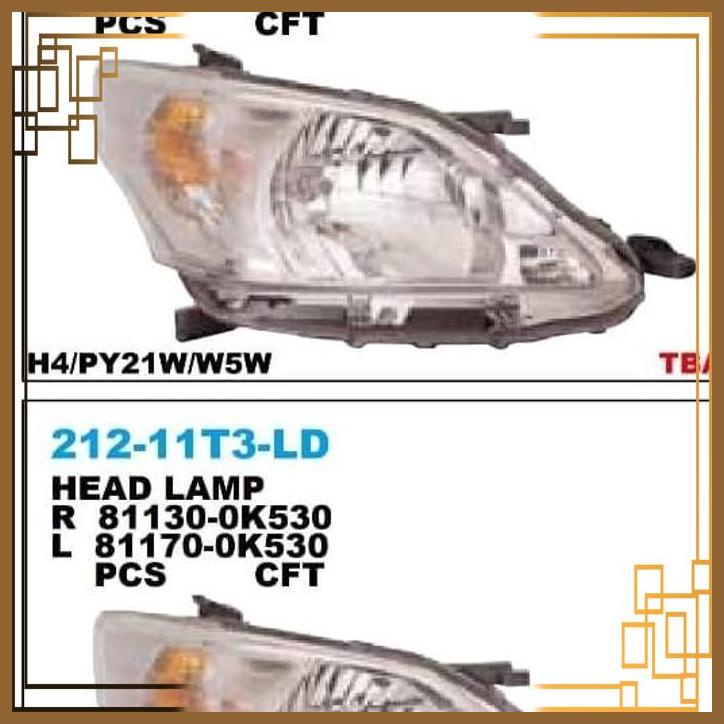 Jual Lampu Depan Headlamp Toyota Innova Head Lamp Imt Shopee Indonesia