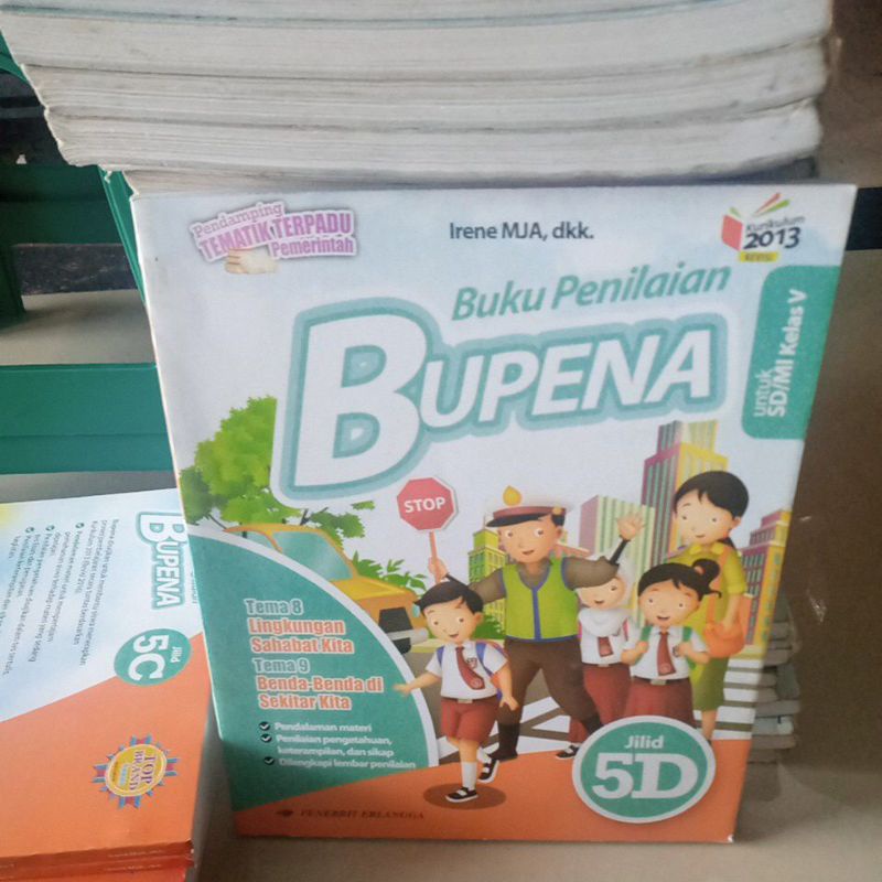 Jual buku bupena kelas 5d SD Erlangga Irene mja buku bekas | Shopee ...