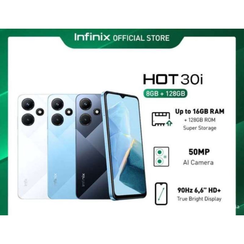 Jual Infinix 30i Ram 8GB Rom 128GB Garansi Resmi | Shopee Indonesia