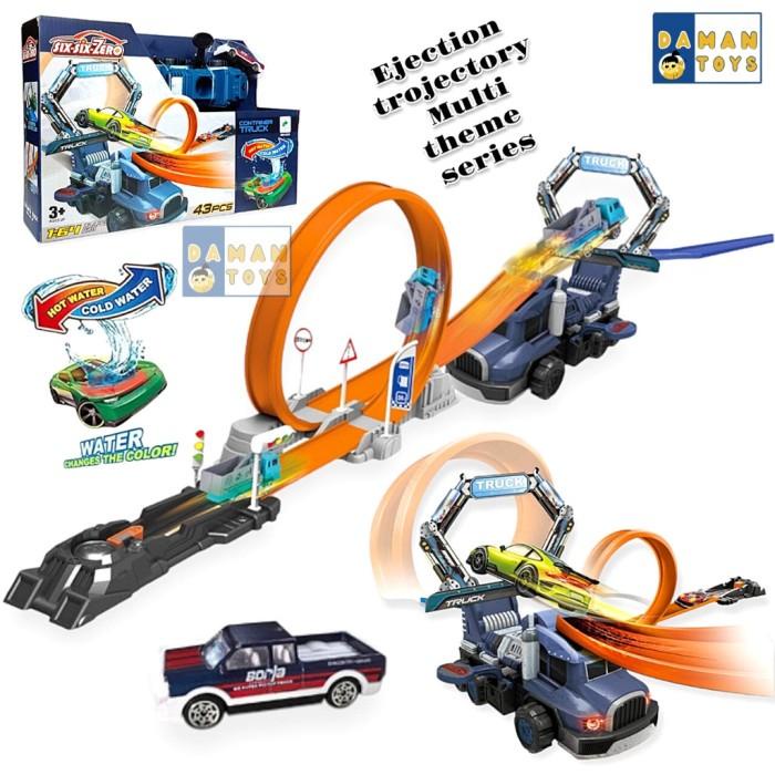 Jual Track Racing Balap Mobil dengan Lintasan Diecast Seluncur Trek ...