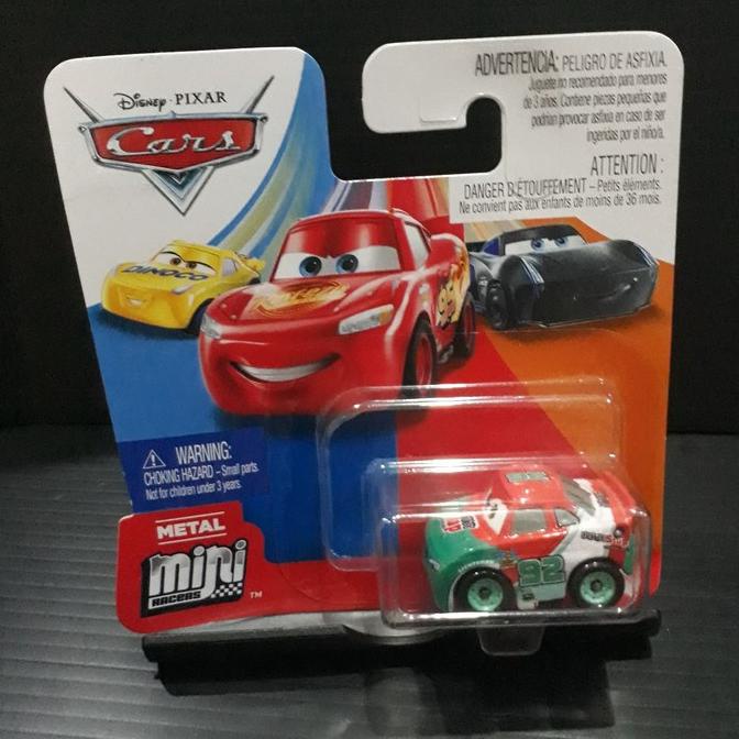 Jual Mini Racers Disney Mini Cars 3 Murray Clutchburn - Hijau Orange ...