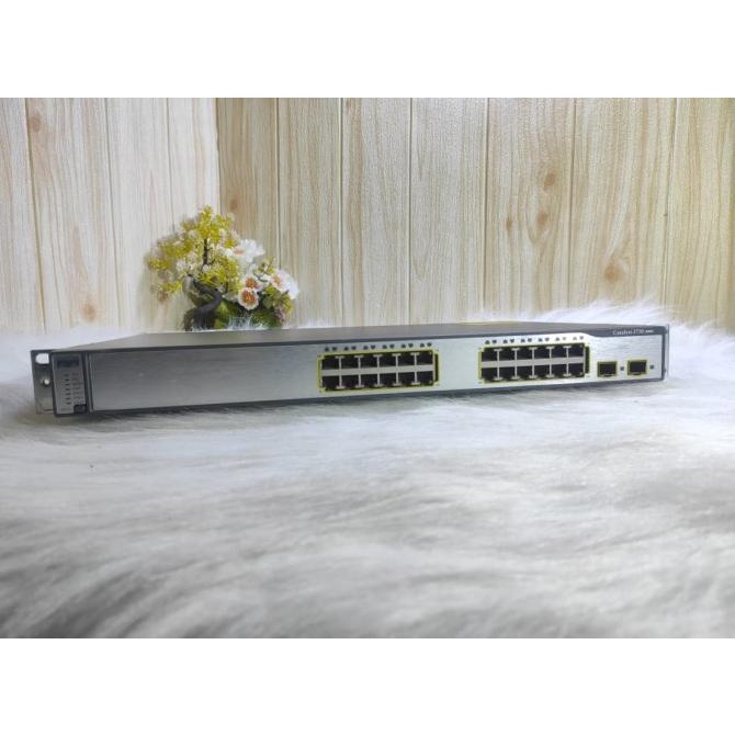 Jual Switch Cisco Catalyst 3750 SERIES WS-C3750-24TS-S Switch | Shopee ...